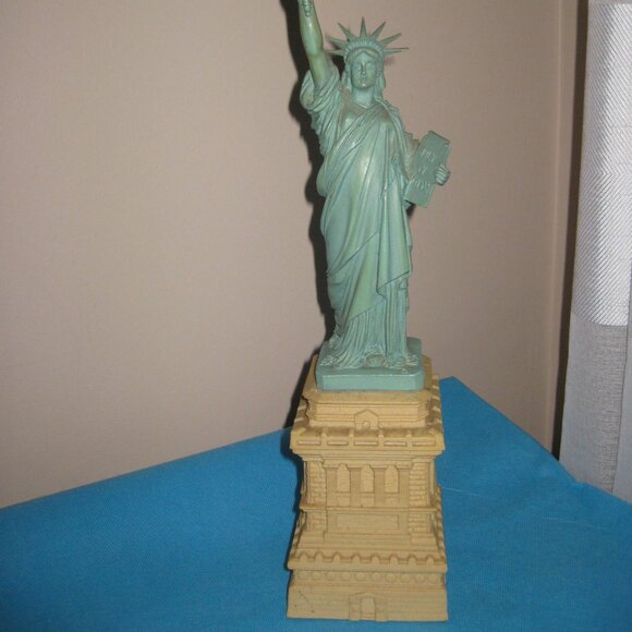 1982 SL/.EIF INC VINTAGE 15” LADY Statue of LIBERTY 1984 Wang Jida New York - Picture 9 of 16